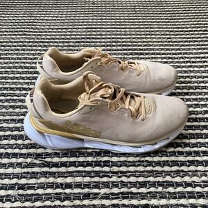 🌿Hoka One One Mens Elevon 2 Trainers Almond Milky White Gold 13